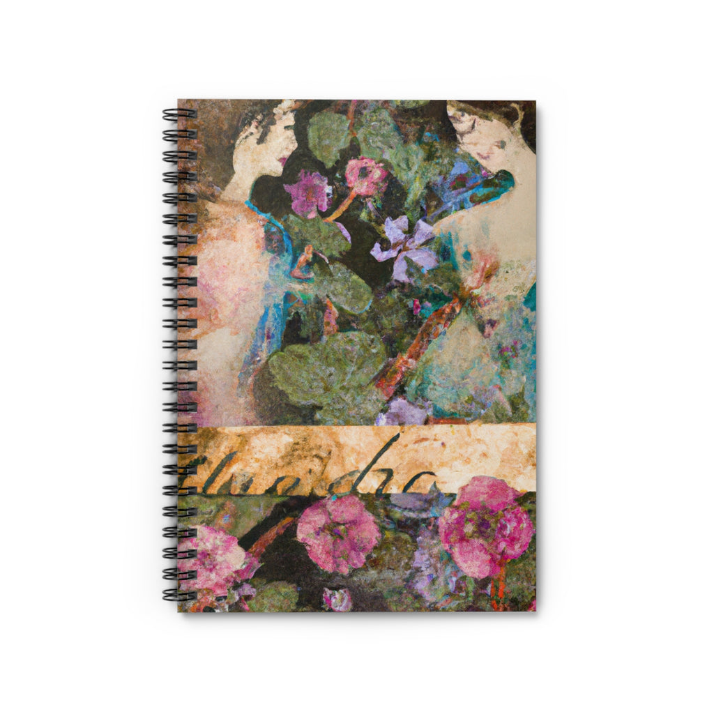 Hamlet & Ophelia Collage Spiral Notebook - Ruled Line