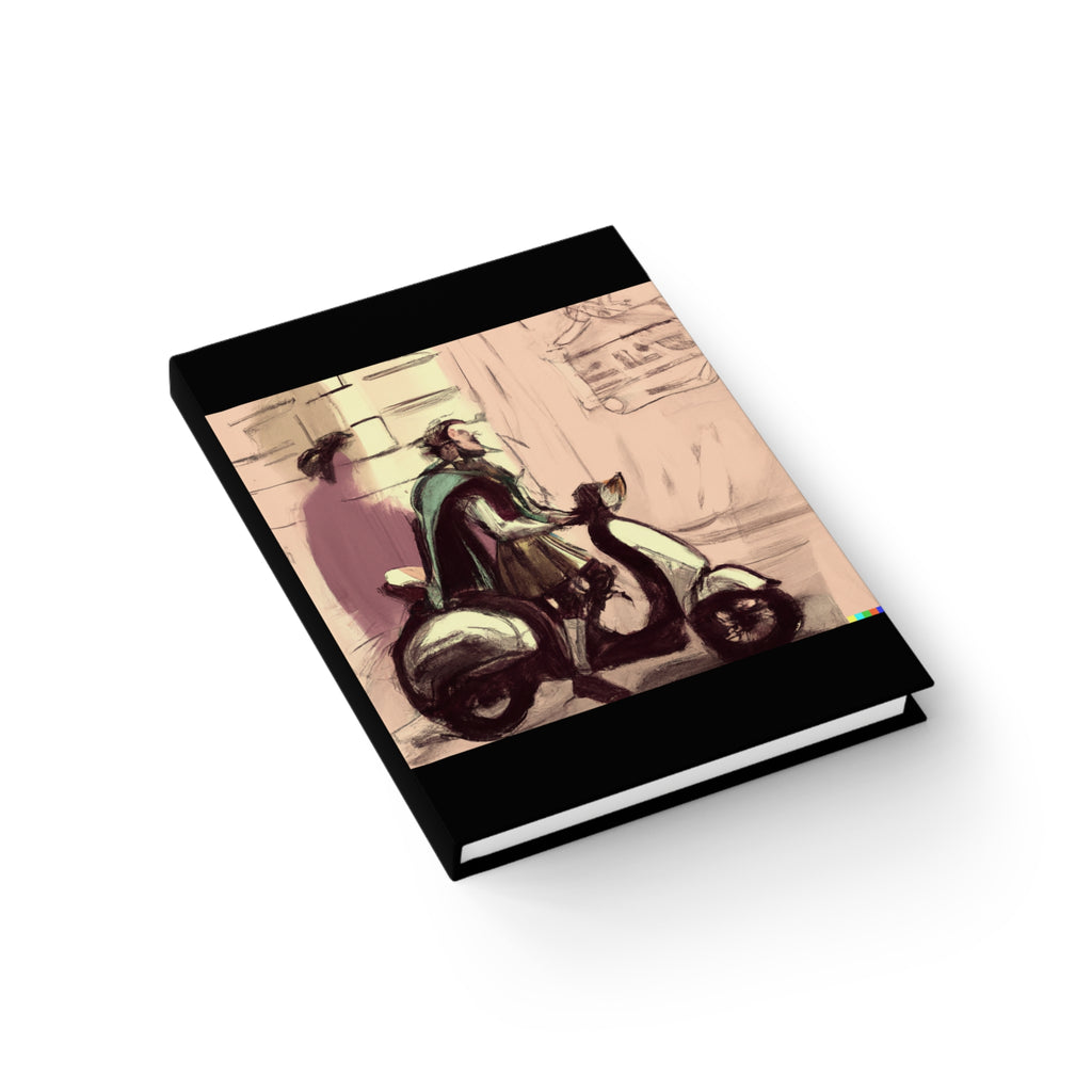 Shakespeare on a Vespa in Rome Journal (Blank)
