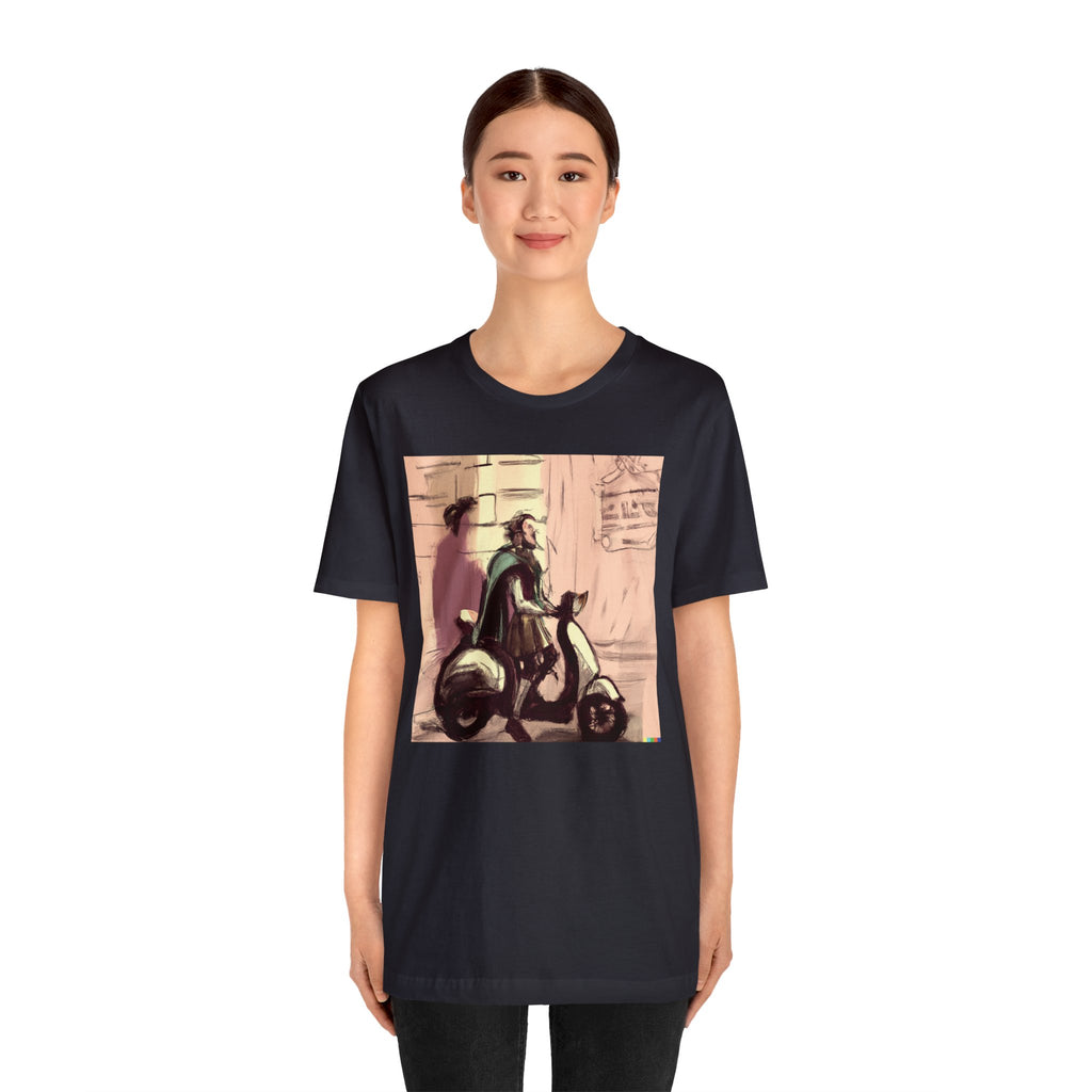 Shakespeare Riding A Vespa Tee