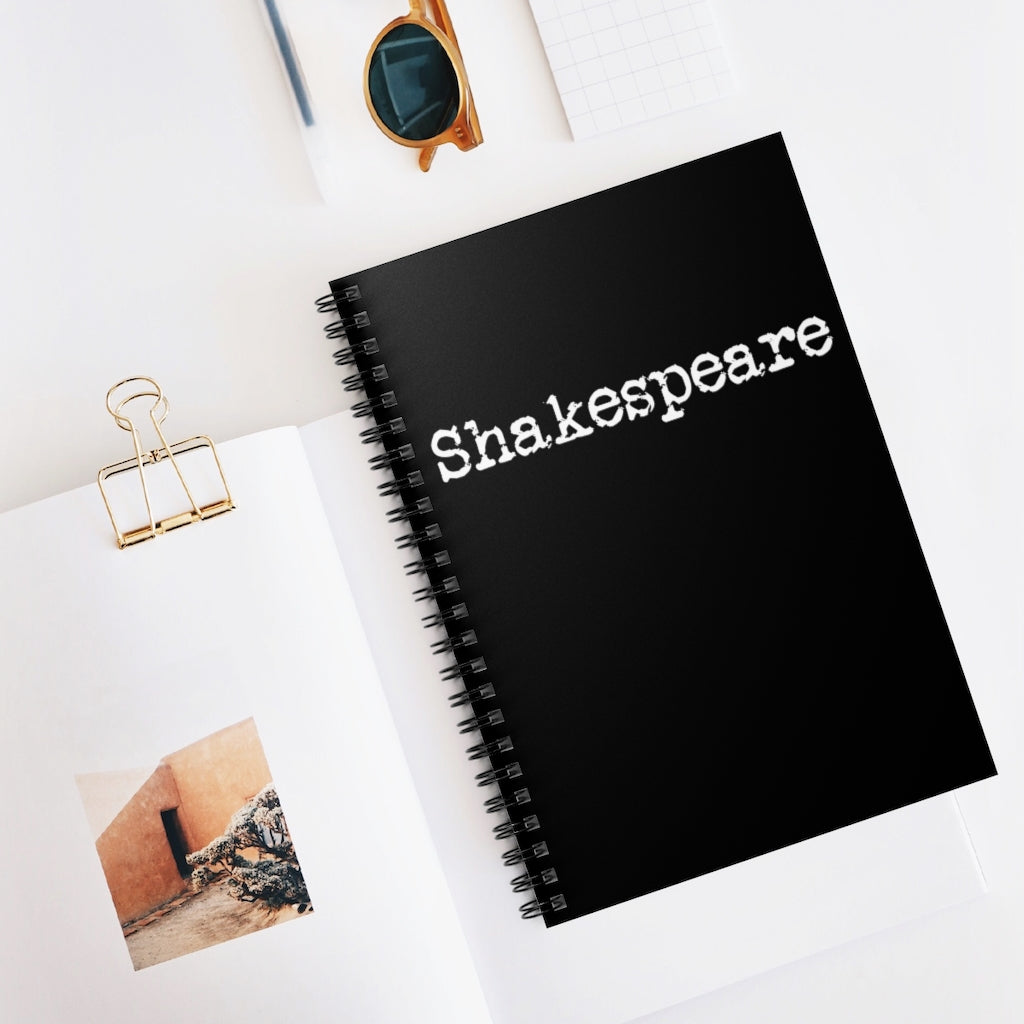 Shakespeare Spiral Notebook - Ruled Line
