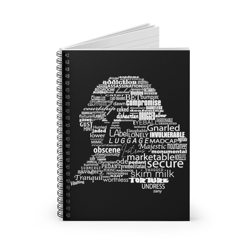 Words of Shakespeare Spiral Notebook - Ruled Line