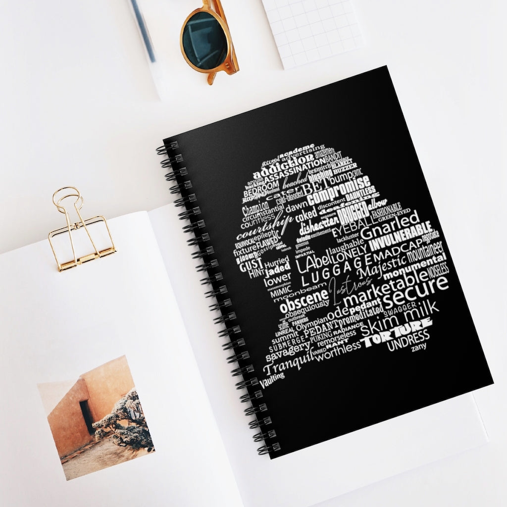 Words of Shakespeare Spiral Notebook - Ruled Line