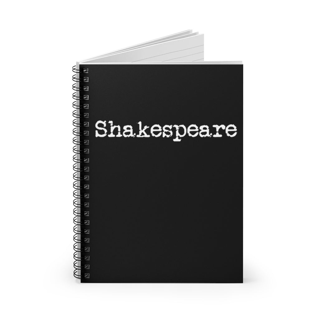 Shakespeare Spiral Notebook - Ruled Line